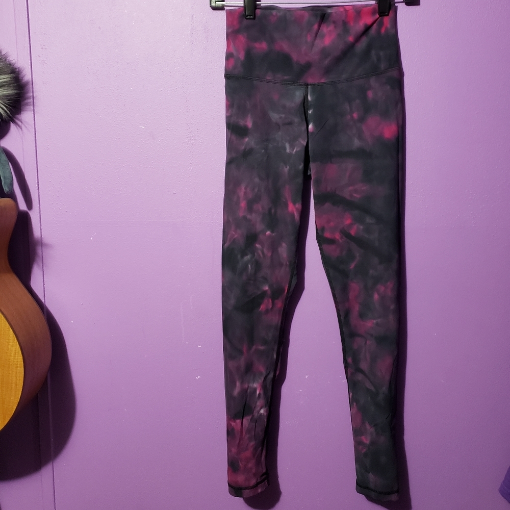 DYI- Leggings black and purple
